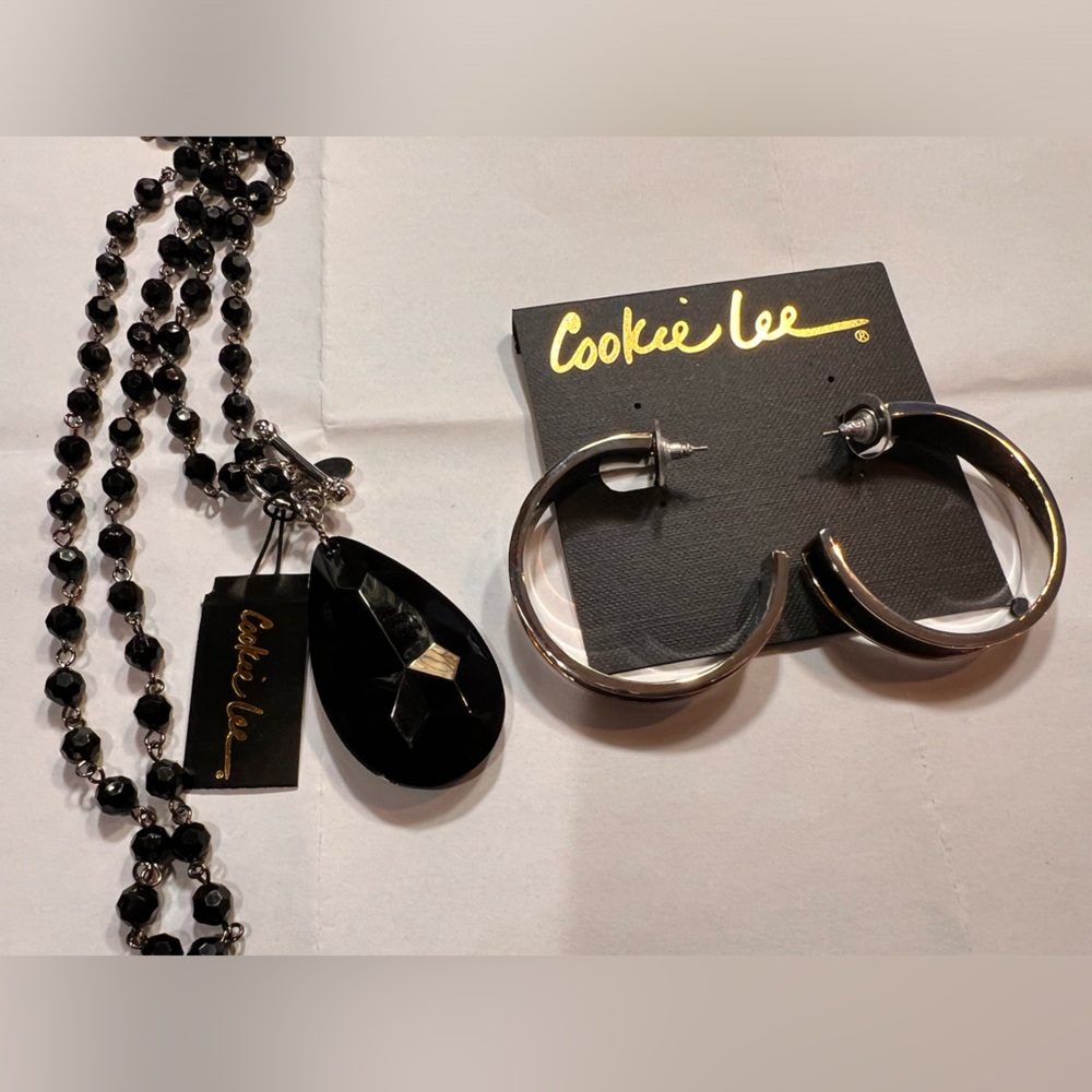 Cookie Lee- necklace and earrings.